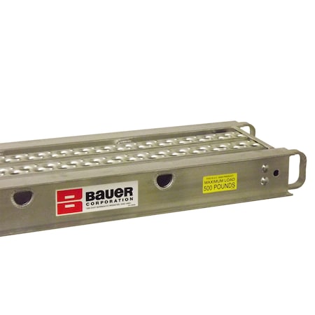 Bauer Ladder 20' x 12" 2-Man Aluminum Plank (210 Series) - 500 lb. Rated 21012